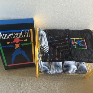 American Girl Doll Bunk Bed & Sleeping Bag - Original Box